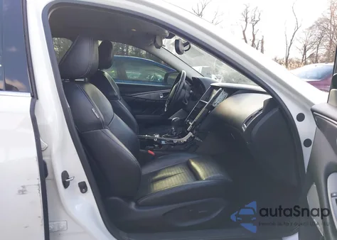 2017 Infiniti Q50 3.0T Sport z USA, uszkodzony, nr VIN JN1EV7AR2HM831486